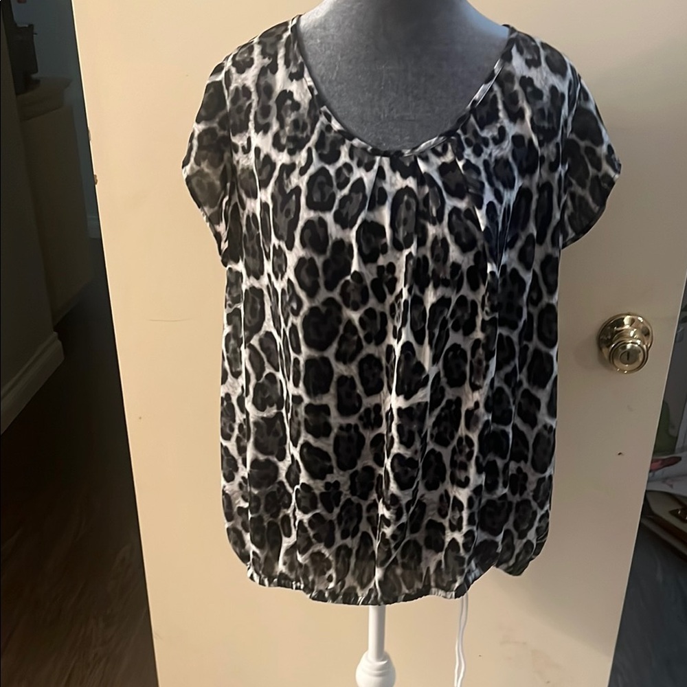 Leopard Print Women's Top